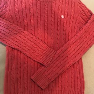 Ralph Lauren Cotton Cable-knit Crewneck Sweater